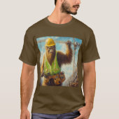 Bigfoot de bouwvakker t-shirt (Voorkant)