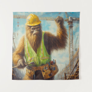 Bigfoot de Bouwvakker Wandkleed