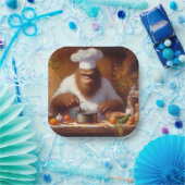 Bigfoot de Chef Papieren Bordje (Feest)