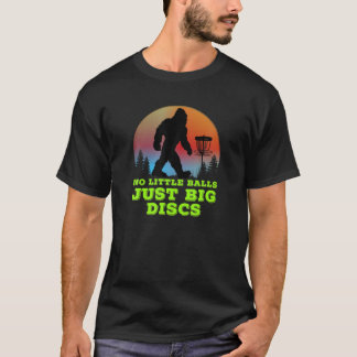 Bigfoot Disk Golf Sasquatch Chain Tosser Funny Big T-shirt