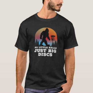 Bigfoot Disk Golf Sasquatch Chain Tosser Funny Big T-shirt
