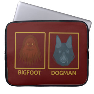 Bigfoot & Dogman Laptophoes 15 inch Laptop Sleeve