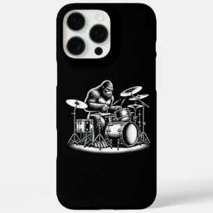 Bigfoot drummer Sasquatch speelt drums muzikant B iPhone 16 Pro Max Hoesje