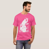 Bigfoot Drumstick Sasquatch Drummer Drums T-shirt (Voorkant volledig)