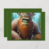 Bigfoot Eco Warrior Briefkaart (Voorkant / Achterkant)
