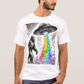 Bigfoot en de Rainbow UFO T-shirt (Voorkant)
