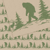 Bigfoot en herten weefselpapier voor decoupage tissuepapier