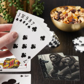 Bigfoot en Wolf Pokerkaarten (Insitu)