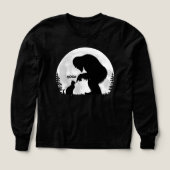 Bigfoot et chat boop sous la lune (Motif recto)