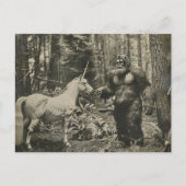 Bigfoot et une carte postale Unicorn (Devant)