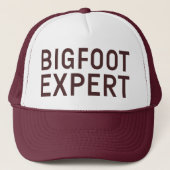 BIGFOOT EXPERT slogan casquette (Devant)