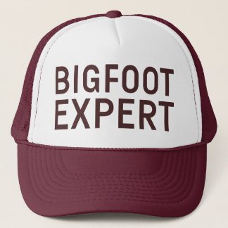BIGFOOT EXPERT slogan casquette