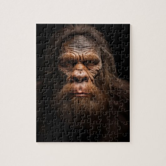 Bigfoot Face Puzzle (Vertical)