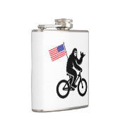 Bigfoot Fietsen Amerikaanse vlag Heupfles (Rechts)