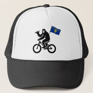 Bigfoot Fietsen Oregon Vlag Trucker Pet