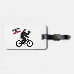 Bigfoot Fietsen Utah Vlag Bagagelabel