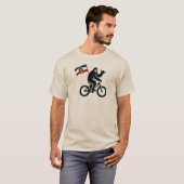 Bigfoot Fietsen Utah Vlag T-shirt (Voorkant volledig)