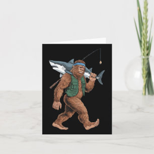 Bigfoot Fisherman Shirt - Grappige Sasquatch met S Kaart
