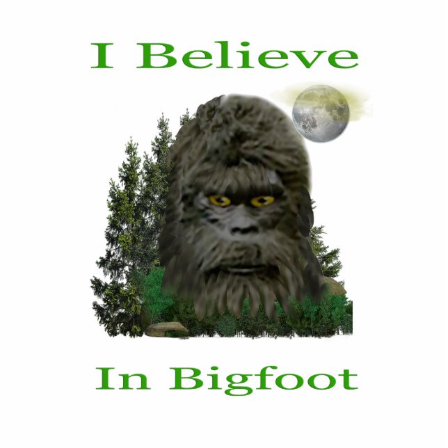 Bigfoot Fotobeeldje Sleutelhanger (Voorkant)