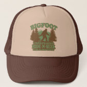 BIGFOOT Funny Gezegde ( ontwerp in nood) Trucker Pet (Voorkant)