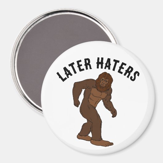BIGFOOT FUNNY MAGNET (Recto/Verso)