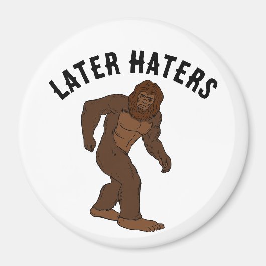 BIGFOOT FUNNY MAGNET (Devant)