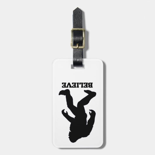 Bigfoot GELEVE Sasquatch Bagagelabel (Voorkant verticaal)