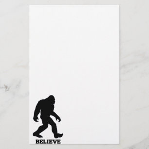 Bigfoot GELEVE Sasquatch Briefpapier