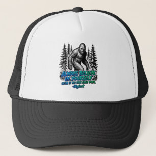 Bigfoot Geloof Altijd In Jezelf Motiverend Trucker Pet