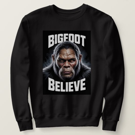 Bigfoot Geloof Cryptid Fan Sweatshirt (Design voorkant)