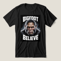 Bigfoot Geloof Cryptid Fan T-Shirt
