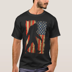 Bigfoot geloof ik Sasquatch American Silhouette T-shirt