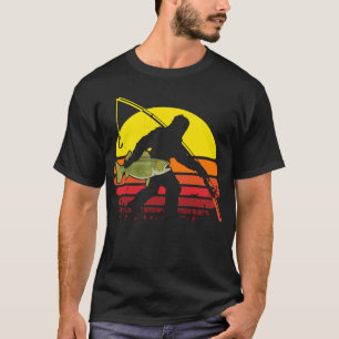 Bigfoot Gevist Shirt Walleye Fish Sasquat