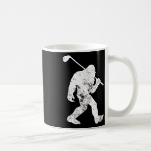 Bigfoot Golfer  Sasquatch Funny Mannen Wo Koffiemok
