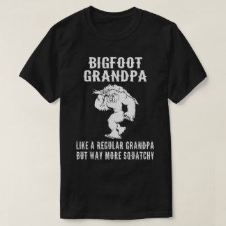 Bigfoot Grandpa Funny Squatchy Design T-shirt