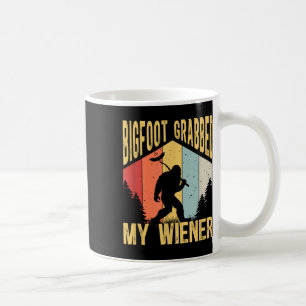 Bigfoot greep mijn Wiener Funny BBQ Sasquatch _1 Koffiemok