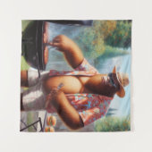 Bigfoot Grilling Burgers Wandkleed (Voorkant (horizontaal))