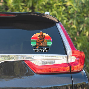Bigfoot Hair Don't Care Grappige Auto Truck Sticker