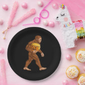 Bigfoot Halloween Trumpkin Pumpkin Classic Papieren Bordje (Feest)