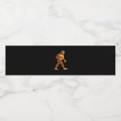 Bigfoot Halloween Trumpkin Pumpkin Classic Waterfles Etiket (Enkel label)