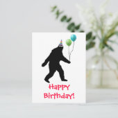Bigfoot Happy Birthday! Briefkaart (Staand voorkant)