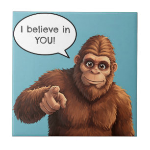 Bigfoot heeft je rug tegeltje