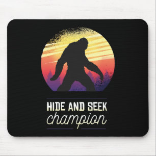 Bigfoot Hide and Seek Kampioen - Grappige Yeti Gel Muismat