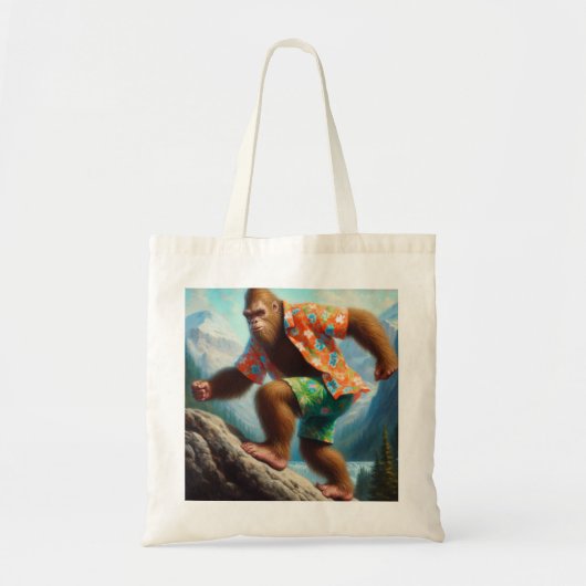 Bigfoot Hiking Tote Bag (Voorkant)