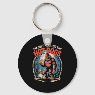 Bigfoot Hotdog Halloween Hondenliefhebber Kostuum Sleutelhanger