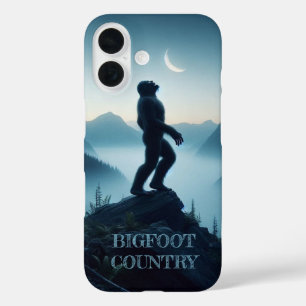 Bigfoot huilt bij de maan iPhone 16 hoesje