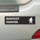 Bigfoot Hunter - Bumpersticker (Op auto)