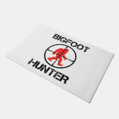 Bigfoot Hunter Funny Bigfoot Lover Deurmat (Schuin)