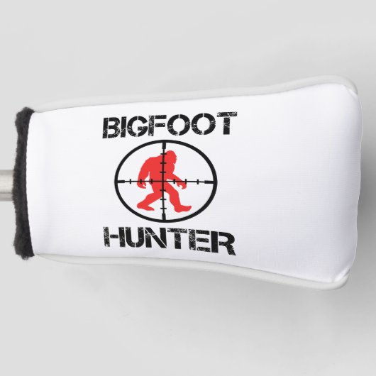 Bigfoot Hunter Funny Bigfoot Lover Golfheadcover (Voorkant)