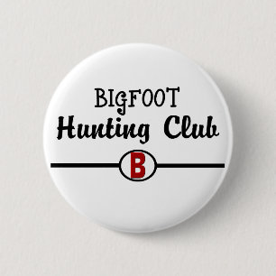 Bigfoot Hunting Club Ronde Button 5,7 Cm